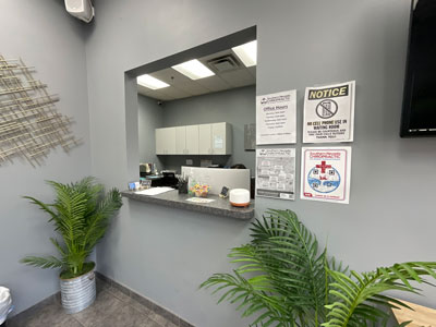 Southern Nevada Chiropractic North West Vegas Location Reception