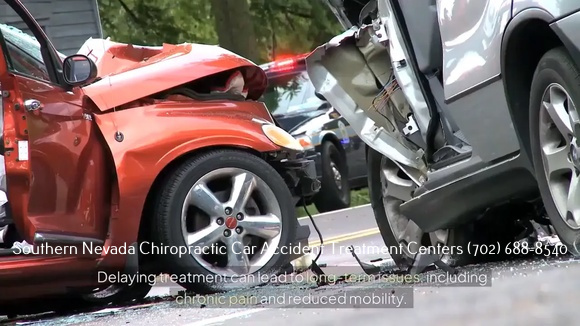 image of car accident scene Henderson Nevada Dr. Michael Reiss